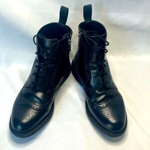 Dr. Martens Lace-Up Wing Tip Boots